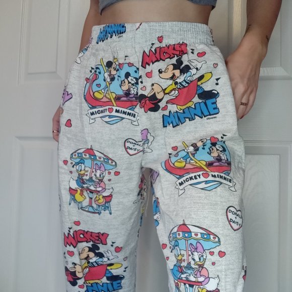 Disney Minnie & Mickey Mouse Vintage Sweatpants - Picture 7 of 10